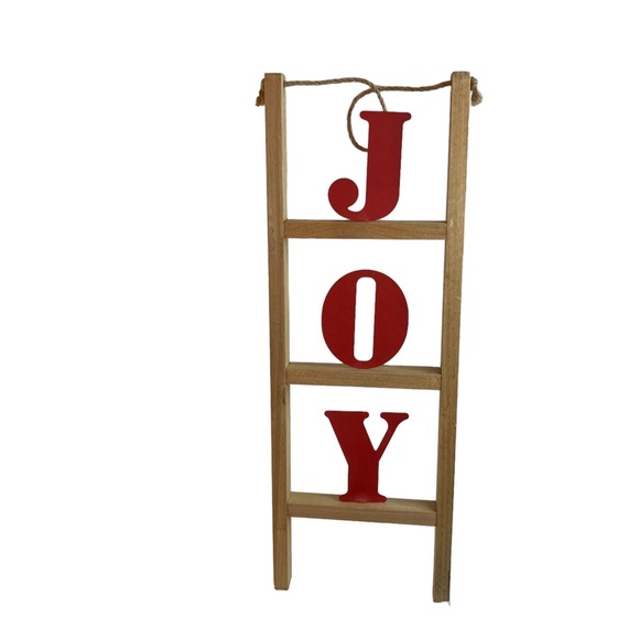 Wood J O Y table top/counter/wall decor ladder NWOT - Picture 1 of 9